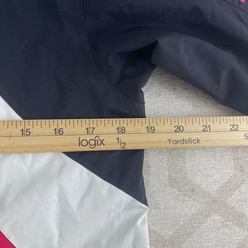 Spyder Kids XT 5000 Ski Jacket Navy Blue Pink White Hooded Winter‎ Coat Size 14